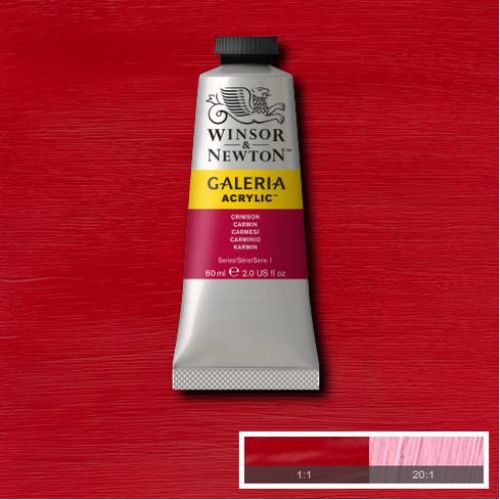 Winsor & Newton Galeria Akrilik Boya Crimson 60 Ml Winsor & Newton Galeria Akrilik Boya Crimson 60 Ml